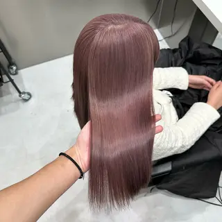セミロング カラー ✨髪質改善艶カラー✨ リュウトのヘアスタイル