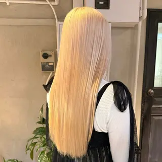 ロング カラー 💫色落ちまで可愛い ブリーチ💫ユウゴのヘアスタイル