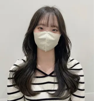 ロング ❤︎︎韓国ヘア❤︎︎ 𝑺𝒉𝒊𝒉𝒐のヘアスタイル