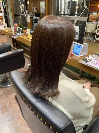 セミロング カラー ショートボブカット /堀内波玲のヘアスタイル