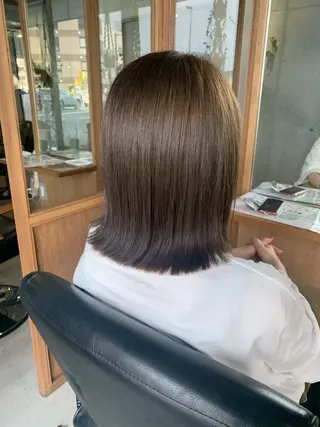 ミディアム カラー FERIA池田/ 大達咲月のヘアスタイル