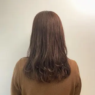 セミロング lmano所属・🍃○岡 |  Maruokaのヘアスタイル