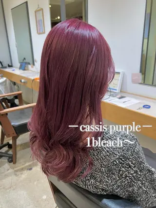 セミロング カラー Kana 🍋 ハイトーン【高円寺】のヘアスタイル