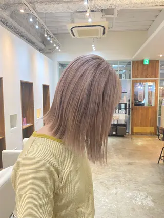 ミディアム カラー 入江 允のヘアスタイル