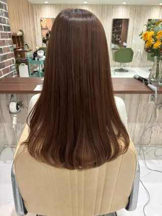 ロング カラー 保谷 菜々美のヘアスタイル