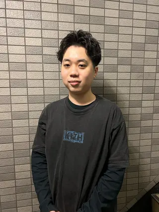 ショート パーマ メンズ 💈メンズ短髪特化 ✂︎伊藤大輝💈のヘアスタイル