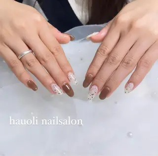 ネイル ハイビスカス ネイルサロンのネイルデザイン