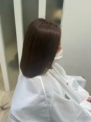 ミディアム カラー 小林 星稀のヘアスタイル