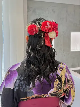 ヘアアレンジ 艶カラー/縮毛矯正/ アレンジ/akaneのヘアスタイル