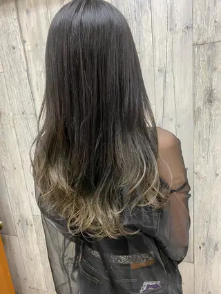 ロング カラー パーマ ヘアアレンジ メンズ キッズ Forest. -髪質改善-のヘアスタイル