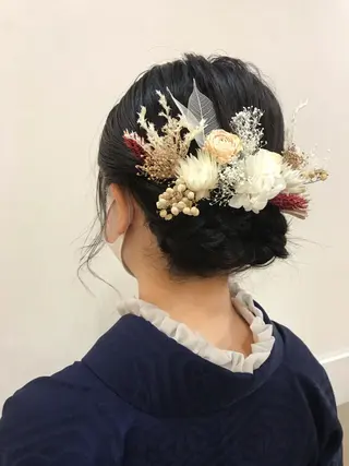 ヘアアレンジ yukari 艶髪ヘアのヘアスタイル