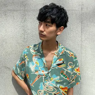 ショート パーマ メンズ 💈メンズ短髪特化 ✂︎伊藤大輝💈のヘアスタイル