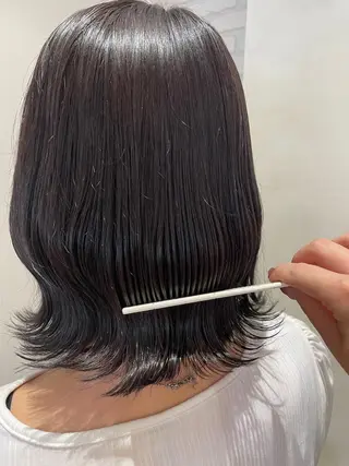 ミディアム カラー シールエクステ横浜 🐏☁️miminaのヘアスタイル