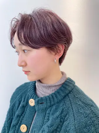 ショート カラー 💖美髪矯正💖 辻未侑のヘアスタイル