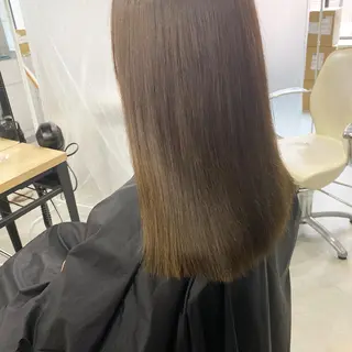セミロング 艶カラー💎 髪質改善🎈アトワのヘアスタイル