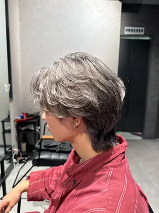 ミディアム カラー ヘアアレンジ メンズ メンズヘア静岡 ✂︎Ryuheiのヘアスタイル