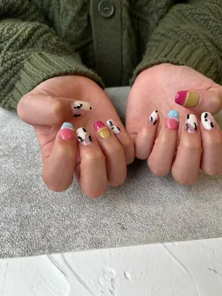 ネイル 小川 奈々花のネイルデザイン