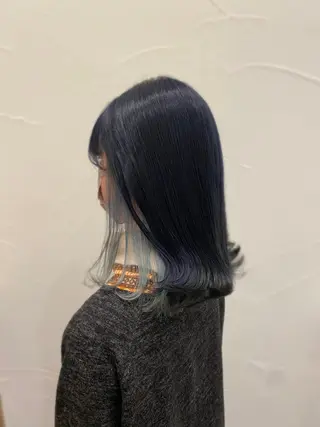 ミディアム カラー Ash中目黒店 榊間茜のヘアスタイル