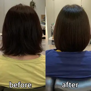 セミロング 濱本 浩安のヘアスタイル