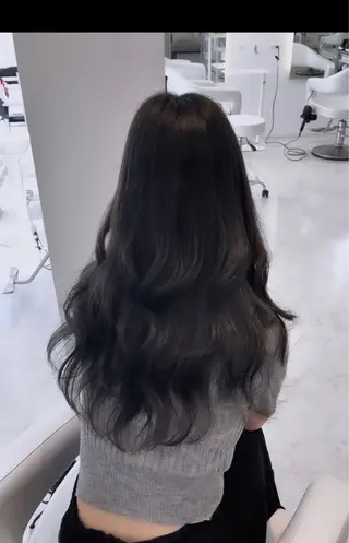 ロング カラー 石川 裕将のヘアスタイル