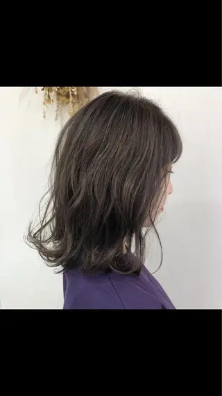 セミロング カラー 【髪質改善】 梅田　聡のヘアスタイル