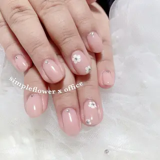 ネイル ️🫧もこ 艶感ネイル🫧のネイルデザイン