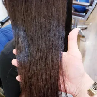 ロング パーマ 饒平名 知也のヘアスタイル