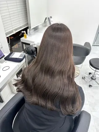 ロング カラー 盛れる上質ワンホン ヘア🤍YUME🤍のヘアスタイル