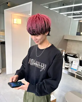 カラー メンズ 白濱 友樹のヘアスタイル