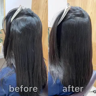 セミロング パーマ 髪質改善特化KIZU /艶髪研究（京都）のヘアスタイル