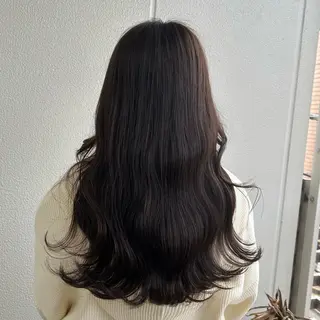 カラー サラ艶/韓国ヘア ︎🌟璃奈 (リナ)のヘアスタイル