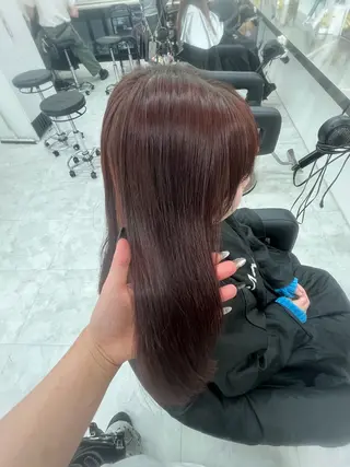 ロング 艶髪ハイトーンカラー 渋谷🎀ririkaのヘアスタイル