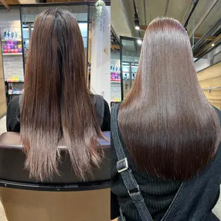 ロング カラー 当日予約OK⭕️ 佐藤太一のヘアスタイル