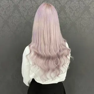 ロング シールエクステ KUMA🧸のヘアスタイル
