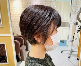 ショート すげさやか ✨メンズカットパーマのヘアスタイル