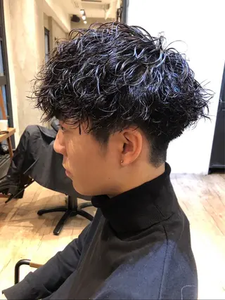 パーマ メンズ メンズ特化ニュアンス パーマ RYOのヘアスタイル