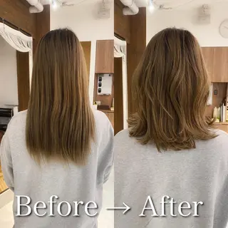 ミディアム ヘアアレンジ 髪質改善特化 安東駿介のヘアスタイル