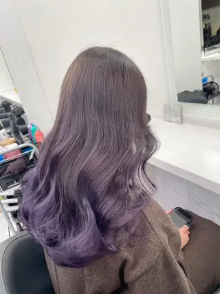 ロング カラー men's特化 値段以上の仕上がりにのヘアスタイル