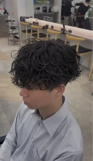 パーマ メンズ 👑メンズパーマ屋 👑/栄/馬場斗生のヘアスタイル