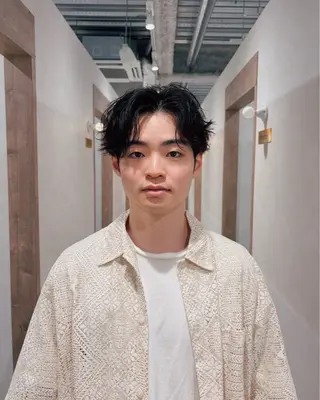 パーマ メンズ メンズパーマ/メンズ カット　田中気理真のヘアスタイル