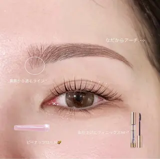 マツエク・マツパ Une fleur soraのマツエク・マツパデザイン
