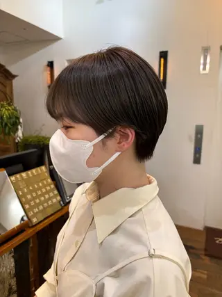 ショート 似合わせカット‪// 鶴我万唯華のヘアスタイル