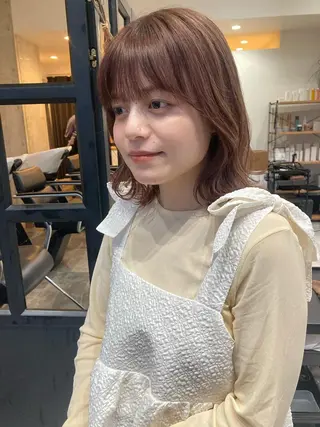 ショート ✨色持ちの良い艶 カラー✨蟹江真世のヘアスタイル