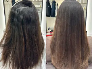 ロング EIGHT plum TOKIOリミテッドのヘアスタイル