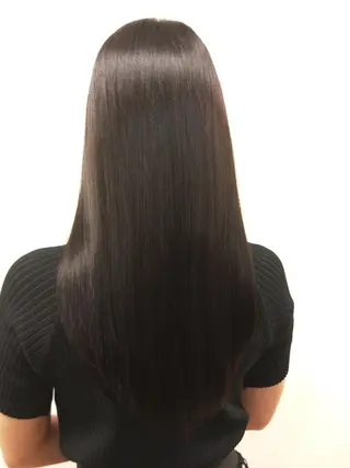 ロング はばすみれ🎀ﾈｲﾙ 光ﾌｪｲｼｬﾙ ﾍｱのネイルデザイン