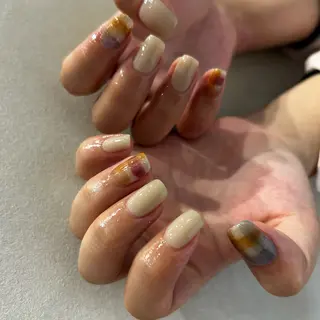 ネイル soa.Aika 自爪育成のネイルデザイン