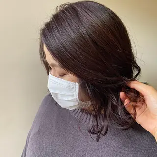 ミディアム カラー 髪質改善 yuikaのヘアスタイル