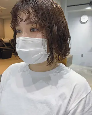 パーマ ボブパーマコテ巻き風 パーマNo1深江秀平のヘアスタイル