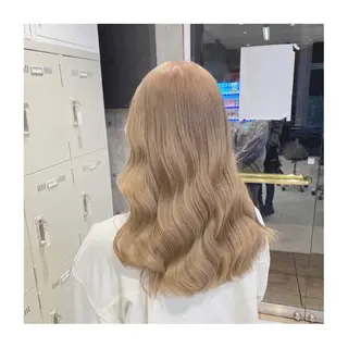 セミロング カラー ヘアアレンジ メンズ ダブルカラー特化💍 tiam💍韓国ヘアのヘアスタイル