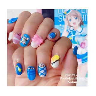 ミディアム ネイル 👑enen style👑のネイルデザイン